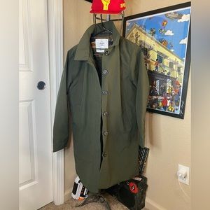 Herschel Supply Company Olive Green Trench Coat